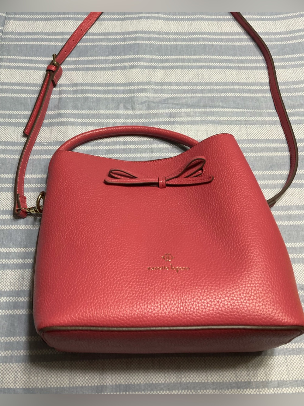 💛TODAY***$18***Nanette Lepore pink faux leather purse.